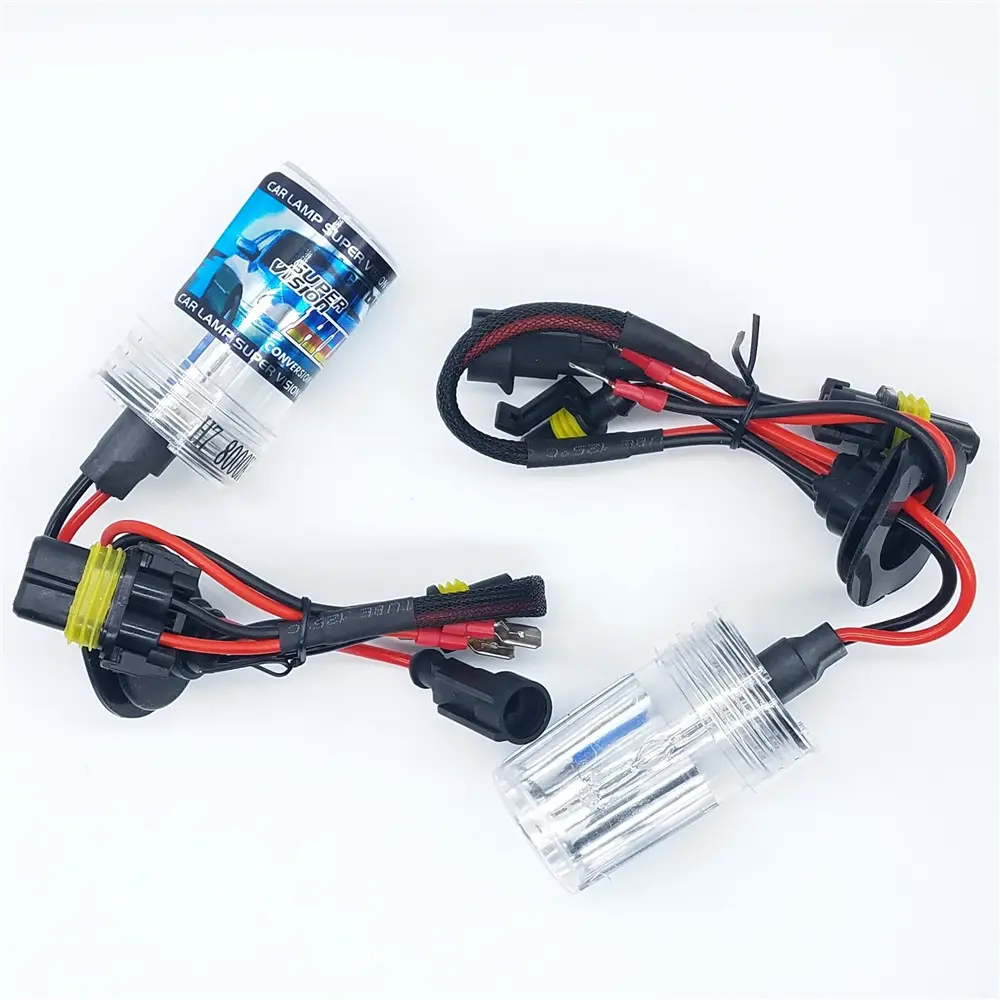 DC 12V 55W HID lampadina H7 8000K colore bianco tipo di plastica HID Xenon lampadina Auto faro Auto per AC HID Ballast