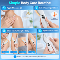 Appareil chauffant pour le soin des tissus mous, pour les épaules, les jambes et le dos, masseur électrique des fascias, outil de raclage musculaire à micro-courant