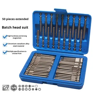 <b>Screwdriver</b> <b>Bit</b> <b>Set</b> Chrome Vanadium Steel 1/4 Inch Socket Drive Special-Shaped <b>Screwdriver</b> <b>Bits</b> Flathead Hex - Product Image 2