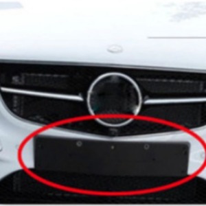 กรอบป้ายทะเบียนหน้ารถยนต์เมอร์เซเดส-เบนซ์ อี-คลาส รุ่น 2078851881 วัสดุ ABS แบบฝัง ระยะห่างรู 200 มม. - Product Image 1