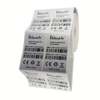 Vente chaude auto-adhésif haute douceur A4 taille haute rouleau brillant papier jet d'encre Laser étiquettes code à barres étiquette pour imprimante