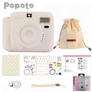 Popoto Sofort bild kamera Geschenk für Fujifilm Instax Film Polaroid Fotokamera Frohe Weihnachten Geschenk Outdoor Party