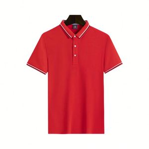 Nouveau style 2026 – Polo d'affaires tendance à manches courtes en polyester et soie glacée - Product Image 1