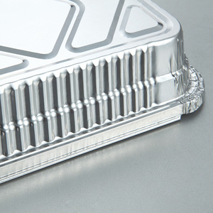 700ml Rectangulaire De Papier <span class=keywords><strong>D</strong></span>'aluminium de Récipient de Nourriture Jetable Emballage Boîte de Papier <span class=keywords><strong>D</strong></span>'aluminium De Papier <span class=keywords><strong>D</strong></span>'aluminium Plats - Product Image 6