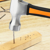 Marteau de sécurité en acier à haute teneur en carbone forgé à froid avec manche en bois pour bricolage, OEM, construction, charpente, démolition, retrait de clous 16oz 20oz