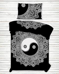 Reversible Flower Yin Yang <b>Duvet</b> Cover <b>Set</b> Comforter With Two <b>Pillow</b> Cases Bedding Cotton Quilt Cover By Indian Consigners - Product Image 4