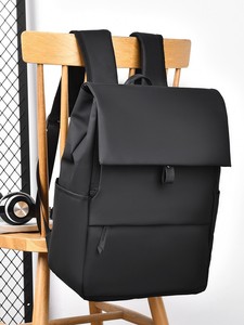 New Unisex Casual <b>Waterproof</b> Oxford Backpack Premium Fashion Geometric Zipper Physiological Curve <b>Back</b> Minimalist Double - Product Image 5
