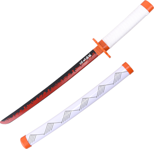 Nuove vendite Mini demone Slayer Rengoku kyoujolou Giyuu bambù <span class=keywords><strong>Anime</strong></span> spada giocattolo spade viene con spada puzzava - Product Image 5