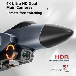 Dron A27 de Gama Alta para Principiantes con Doble Cámara Principal, Cambio Remoto Gratuito, Plástico, Uso en Exteriores, Dron de Combate Aéreo - Product Image 4