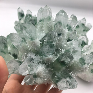 Cristal fantasma verde, amor ecológico, Feng Shui Natural, <span class=keywords><strong>cuarzo</strong></span>, cristal pulido, favores <span class=keywords><strong>de</strong></span> boda, arte <span class=keywords><strong>de</strong></span> amor y coleccionable - Product Image 4