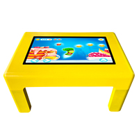 Table interactive tactile intelligente pour enfants avec écran LCD en verre trempé imperméable de 32, 43 et 49 pouces