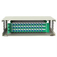 Armoire ODF de type rack 19 pouces, 48/72 cœurs, déchargement 5U, unité de distribution optique FDU FTTH, boîte de distribution de fibres Aoptke