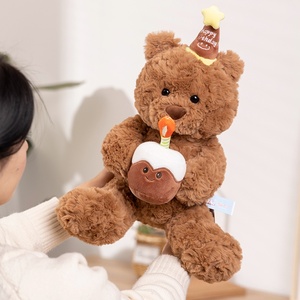 Nuovo premio morbido farcito <span class=keywords><strong>buon</strong></span> <span class=keywords><strong>compleanno</strong></span> orsi di peluche giocattoli per bambini ragazze Custom orsacchiotto giocattolo - Product Image 5
