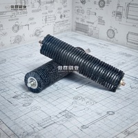 Brosse spirale industrielle robuste pour roues |   Fil d'acier haute densité pour le débavurage et le polissage |   Outil de finition de surface de précision