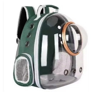 Mochila transportadora para mascotas pequeñas (perros y gatos) con tres aberturas para viajes al aire libre, muestra gratuita. - Product Image 3