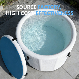 Baignoire à glace gonflable portable <span class=keywords><strong>en</strong></span> PVC pour l'<span class=keywords><strong>extérieur</strong></span>, pour les athlètes de la salle de sport, récupération par immersion froide, 80x100cm, 95 gallons, utilisation <span class=keywords><strong>en</strong></span> <span class=keywords><strong>spa</strong></span> de massage - Product Image 5