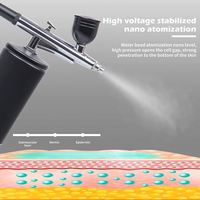 Kit de pinceaux à air chaud 3 en 1 pour le maquillage Ombre Nail & Hair Paint Machine Gun Cake Decoration Airbrush