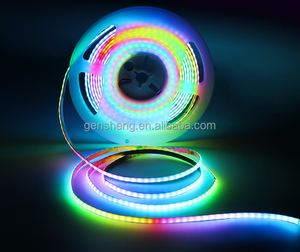 WS2811 lampu <span class=keywords><strong>LED</strong></span> Digital warna penuh 12mm, lampu piksel modul DC 5V input IP68 tahan air warna RGB 1903 IC lampu Natal - Product Image 4