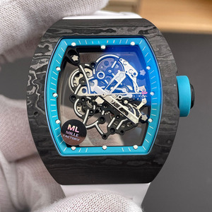 Reloj de Hombre 055 de Diseño de Lujo, Correa de Caucho Natural de Alta Calidad, Esqueletizado, Mecánico Automático, Resistente a los Golpes - Product Image 1