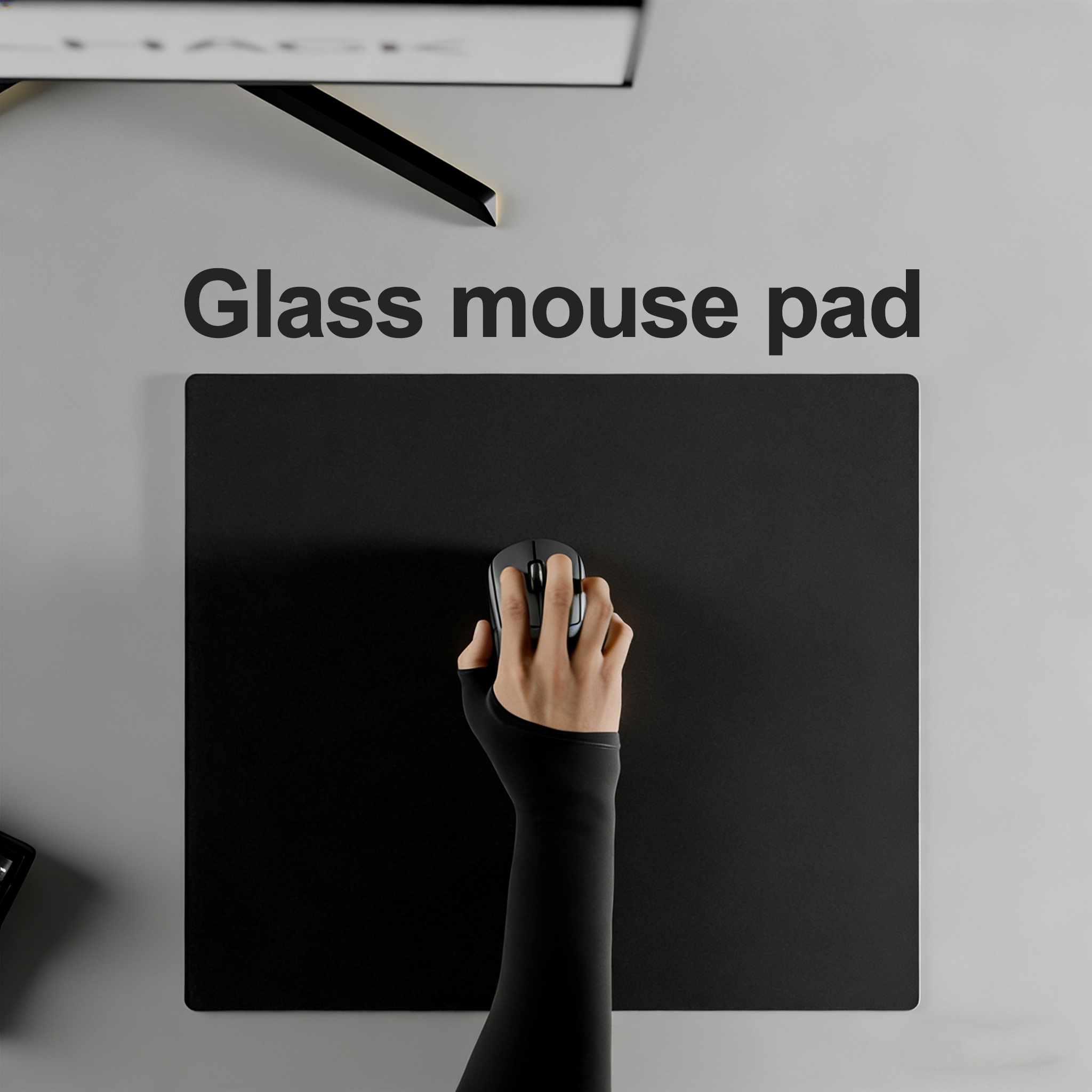 OEM/ODM Custom Patterns Logos Hardened Tempered <strong>Glass</strong> Surface Multi-color Non-slip Base Scratch-Proof Gaming <strong>Glass</strong> <strong>Mouse</strong> <strong>Pad</strong>