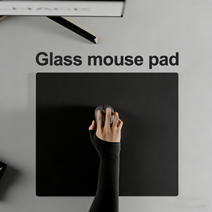 Tapis de souris en verre résistant à l'usure, à surface micro-gravée lisse et de haute qualité, très vendu - Product Image 1