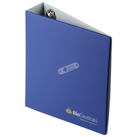 Classeur à anneaux A4 personnalisé en PVC rigide avec pochette transparente et anneaux renforcés pour usage bureautique