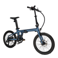 Vélo électrique pliable X3 en fibre de carbone, batterie au lithium 36V 350W, 7 vitesses, batterie amovible, léger, pour les trajets urbains