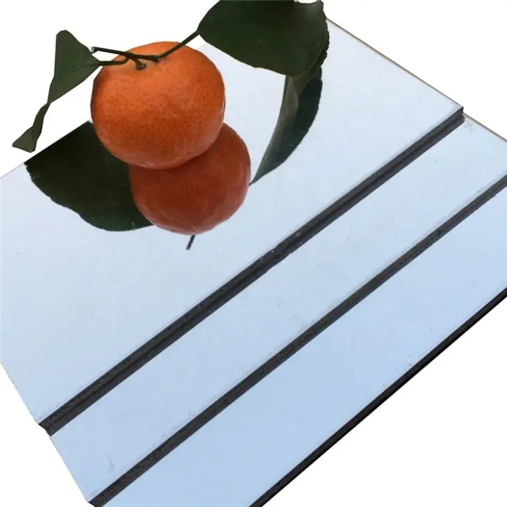 Hot Koop Spiegel Wandpaneel 4X8 Acs Aluminium Gevelbekleding Composiet Paneel Voor Keuken Kasten