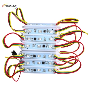 3 cái SMD5050 <span class=keywords><strong>RGB</strong></span> 12V ucs1903/sm16703/ws2811 hình chữ nhật <span class=keywords><strong>pixel</strong></span> 7515 <span class=keywords><strong>RGB</strong></span> LED MODULE cho kênh chữ - Product Image 3