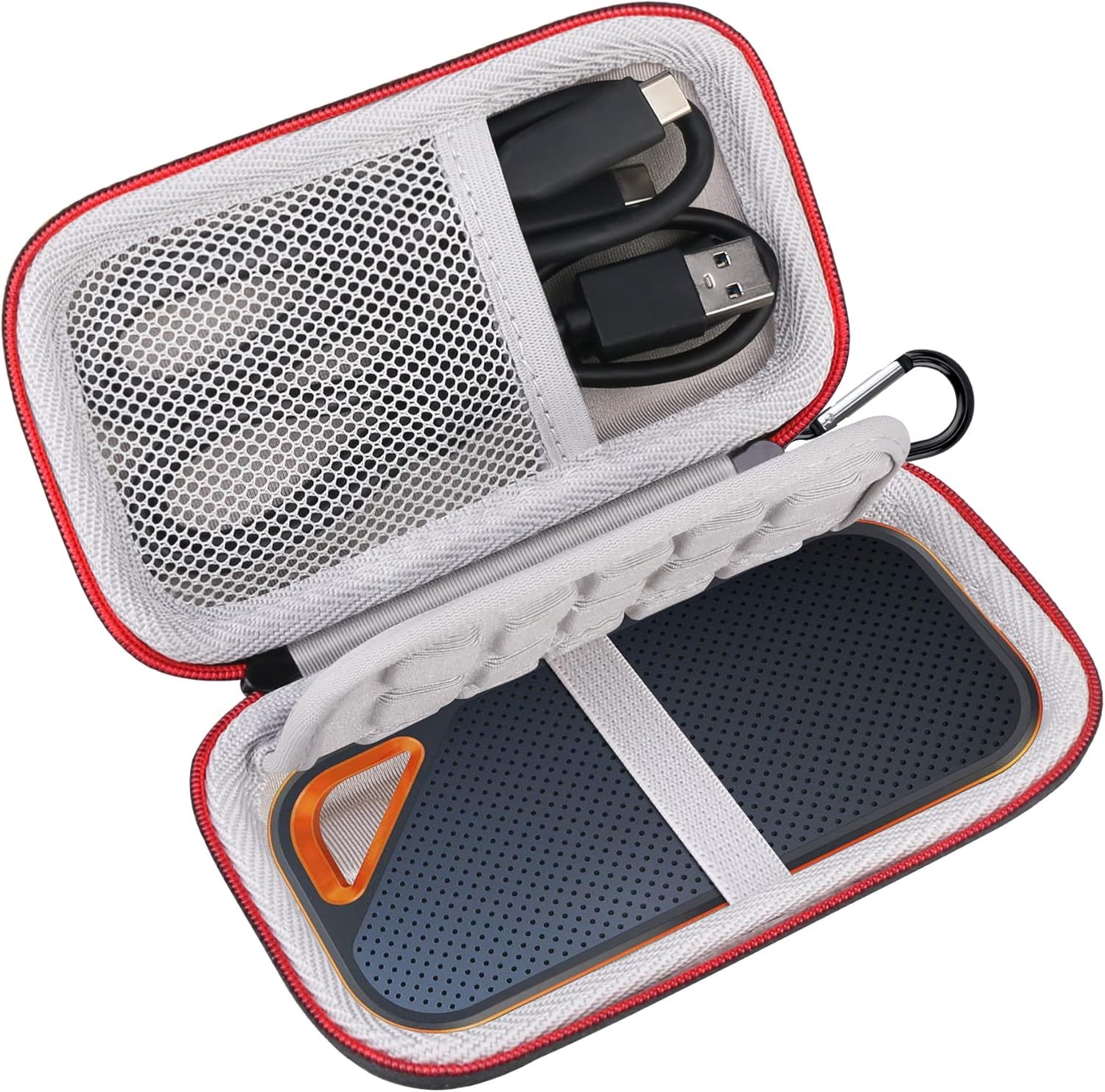 Hard Carrying <strong>Case</strong> for <strong>SanDisk</strong> Extreme Pro/<strong>SanDisk</strong> Extreme Portable External SSD 500GB <strong>1TB</strong> 2TB 4TB USB-C Solid State Drive