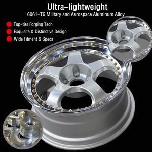 ZW <span class=keywords><strong>Motorsport</strong></span> DNA Classic pour Honda 18x9.5 17 18 Jdm 19 pouces, jantes de course automobile en alliage forgé en 3 parties, 4x100 personnalisées, 5x120 5x114.3 - Product Image 3