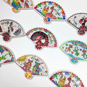 Fuentes de Comercio Electrónico Transfronterizo: Fans Españoles, Imanes Humanistas, Refrigerador, Artesanías Decorativas Pintadas en 3D - Product Image 2