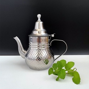 Caffettiera e Teiera Marocchina in Acciaio Inox con Design Vintage di Lusso Bohémien, Prodotta in Cina - Product Image 2