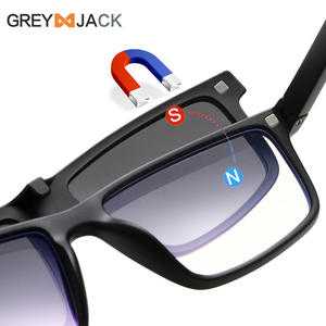 เกรย์แจ็คแว่นกันแดดขนาดใหญ่สำหรับทุกเพศกรอบ TR90 เลนส์ TAC UV400 ป้องกันการมองเห็นในเวลากลางคืนประเภท 3 แว่นกันแดด - Product Image 3