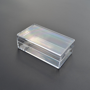 Hộp Nhựa Cứng Polystyrene Có Nắp Rõ Ràng Và Đế Đen - Product Image 5