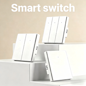 XZJ EU ABS PC Alexa Voice 1/2/3 Gang Tuya WiFi Tombol Tekan Produk Rumah Pintar Kontrol Jarak Jauh Saklar Dinding - Product Image 1