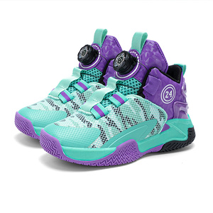 Baskets montantes Cema OEM pour garçons, en maille respirante, chaussures décontractées mi-montantes pour sports de plein air et chaussures de <span class=keywords><strong>basketball</strong></span> pour enfants. - Product Image 4