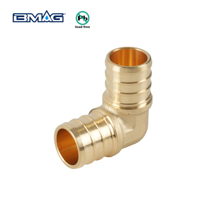 Raccords de tuyauterie d'<span class=keywords><strong>eau</strong></span> <span class=keywords><strong>potable</strong></span> sans plomb BMAG OEM, coudes en laiton sans plomb PEX X PEX, coudes à 90 degrés, raccords PEX - Product Image 3