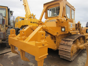 Bulldozer sur chenilles Caterpillar D7G d'occasion, faible nombre d'heures de fonctionnement, qualité supérieure pour la construction routière municipale - Product Image 4