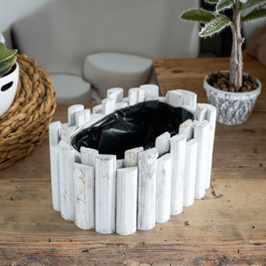 <span class=keywords><strong>Pot</strong></span> de fleurs vintage de haute qualité pour l'intérieur et l'extérieur, ensemble de pots de fleurs en bois pour jardin avec doublure imperméable - Product Image 4