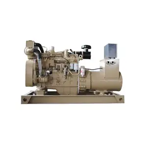 marine use diesel generator 220kw powered by cummins engine with sea water pump and heat exchanger 275kva marine generator