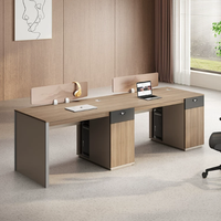 Nouveau bureau de personnel simple, durable et moderne, avec porte-cartes, en bois