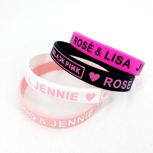 Braccialetti in silicone IKON BLACKPINK (Corea del Sud) con <span class=keywords><strong>Rosé</strong></span>, Lisa e Jisoo - Product Image 1