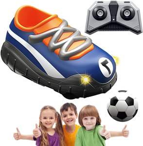 <span class=keywords><strong>Auto</strong></span> Telecomandata a Forma di Scarpa <span class=keywords><strong>da</strong></span> Calcio 2.4G, Giocattolo RC per Competizioni con Luci e Drift Rapido - Product Image 5