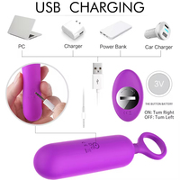 Mini-Bullet-Vibrator für Frauen G-Punkt-Vergnügen Starke Vibration AV-Stab-Massagegerät USB-Stromversorgung Sexspielzeug