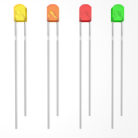 Diodes LED 2mm 3mm 5mm 8mm 10mm Blanches Rouges Vertes Bleues Jaunes UV RGB IR Infrarouges Rondes Ovales Plates 3V 3,5 mm Diodes Émettrices de Lumière