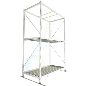 Kapalı tarım için dikey büyüme rafları mobil ayarlanabilir 2-5 kat kapalı tarım sera tesisleri için dikey büyüyen raflar - Product Image 1