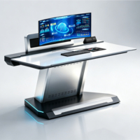 Console de salle de contrôle Modula, poste de commande high-tech, plateforme de centre de commandement