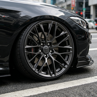 Jantes forgées sportives contemporaines pour une esthétique améliorée – Pièces automobiles universelles pour modification de voiture 17/18/19 pouces