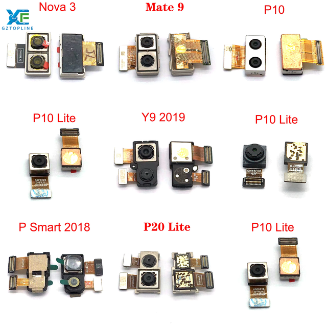 Good Quality P10 P20 P30 P40 Lite Back Rear Front Mobile Phone Camera Modules Spare Parts for Huawei Honor Nova Mate Smart